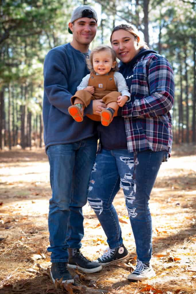 Golden hour family session - Spring Lake NC