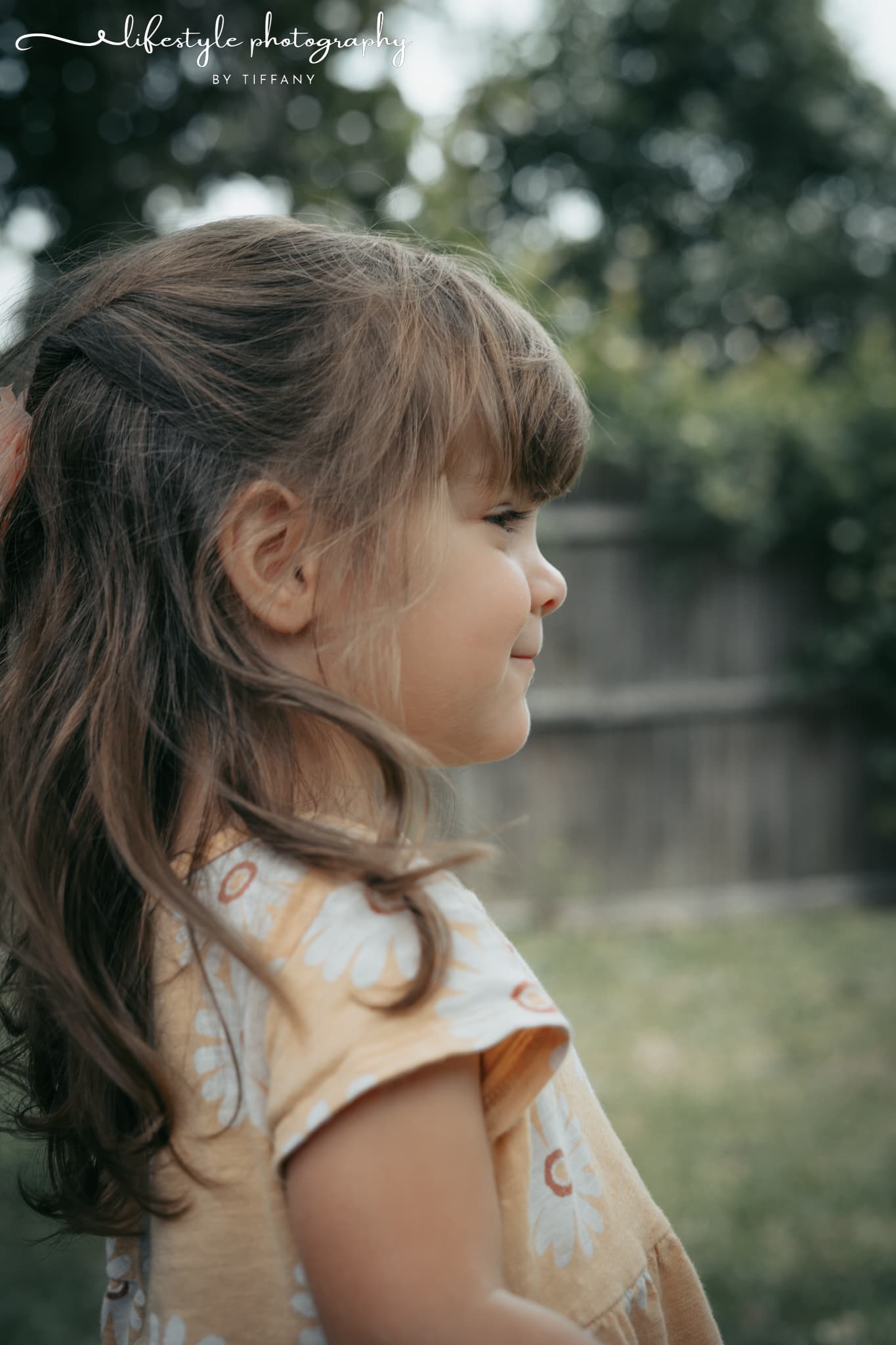 Children Portrait Toddler Girl Profile Outdoors - Spring Lake, NC